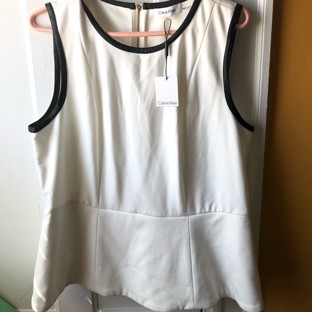 Calvin Klein Peplum Top